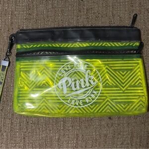 PINK Victoria's Secret Yellow and Black Wristband